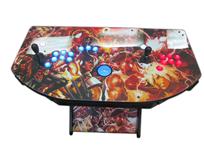 350 2-player, blue buttons, blue trackball, red buttons, x-men, marvel, capcom